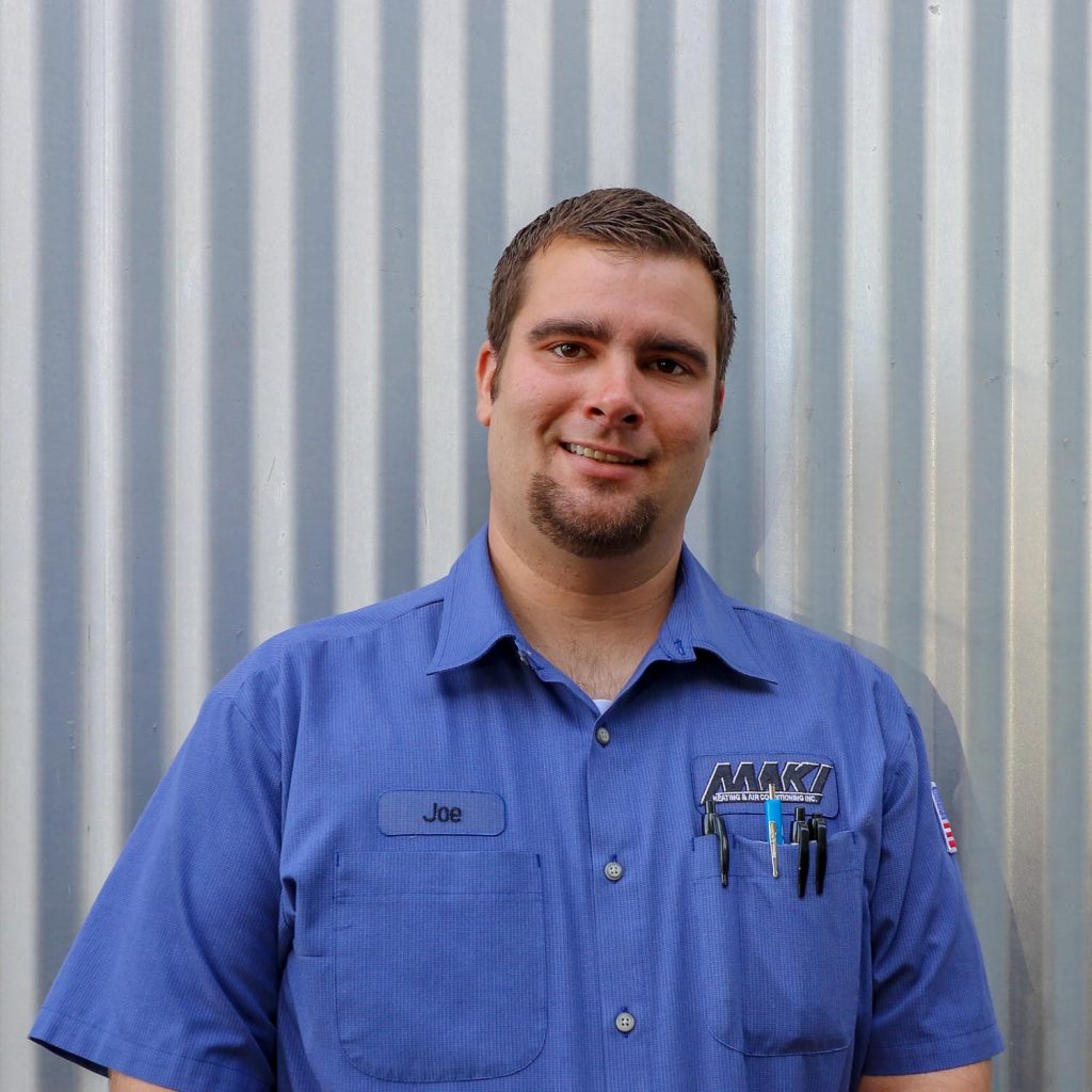 Joe Schaffer hvac service tech