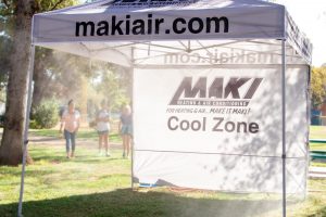 cool zone tent by maki electric heating and ac in auburn