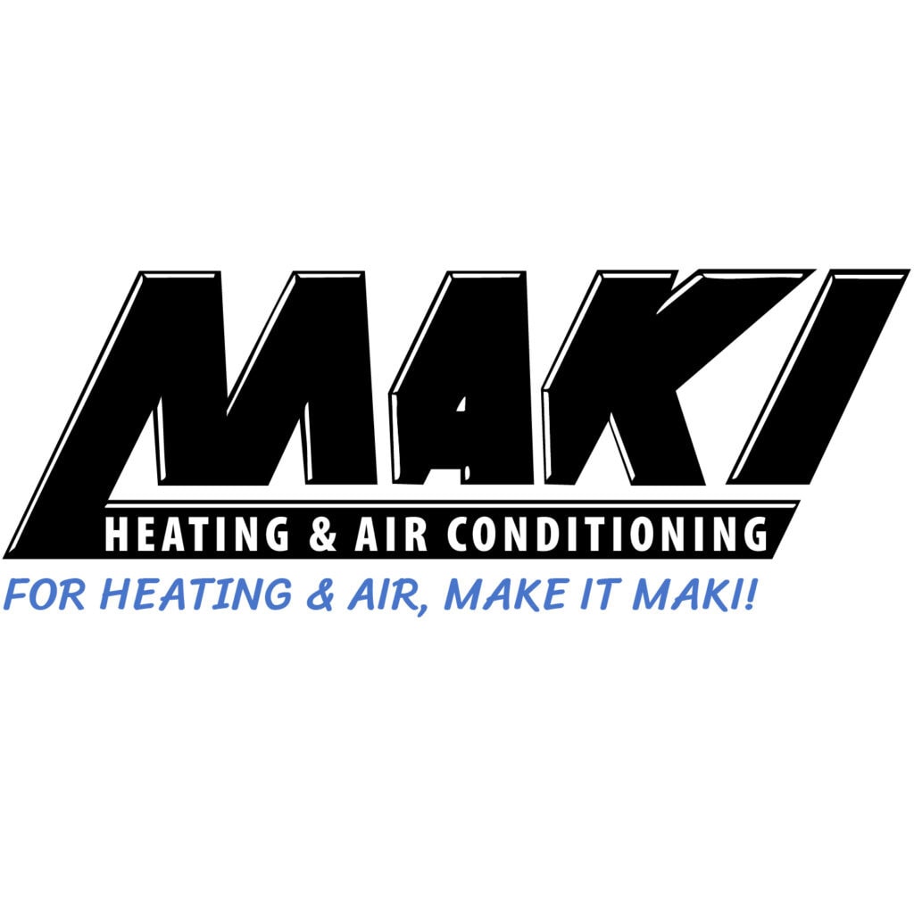 Logo for Maki Heating & Air Conditioning in Auburn, CA.